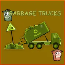 Garbage Trucks - Hidden Trash Can